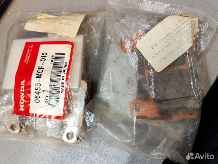 Тормозные колодки honda комплект 2 шт