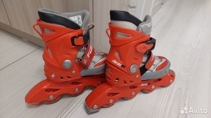 Роликовые коньки детские раздвижные 28-32 FireMark
