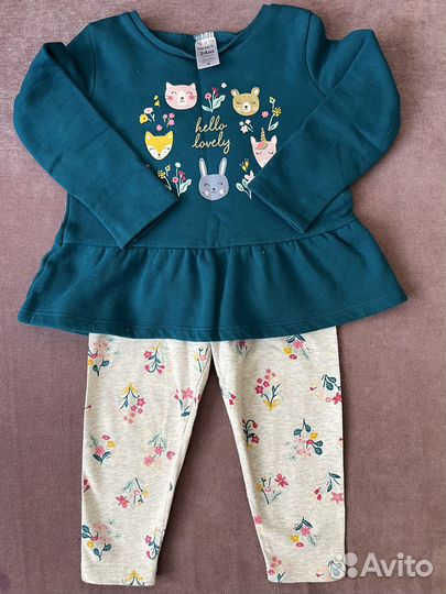 Вещи Carters на девочку 1-3 г