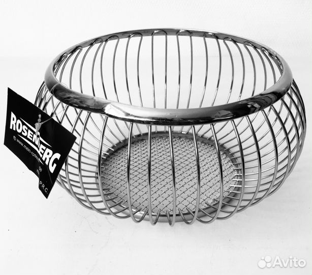 Ваза для фруктов стальная 