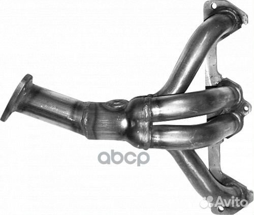 Труба приемная 21101 (16 клап) (под 1 датчик)