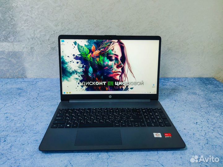 Ноутбук HP Intel/Athlon silver/12/4Gb/SSD-256Gb