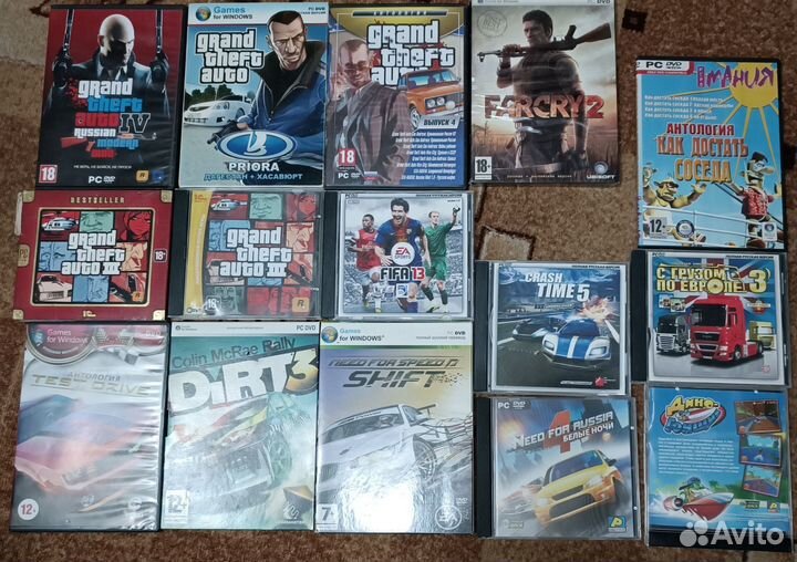 Диски игры на пк