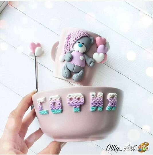 Набор детской посуды. Подарок