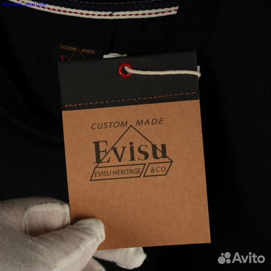 Футболка evisu черная с драконами (Арт.39206)