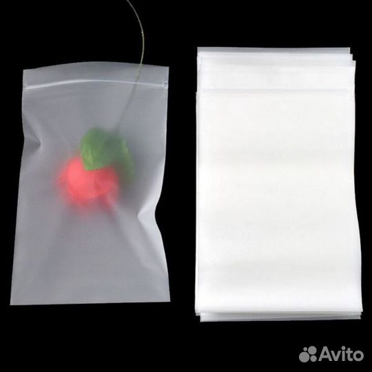 Пакеты зип лок с бегунком матовые 10х15