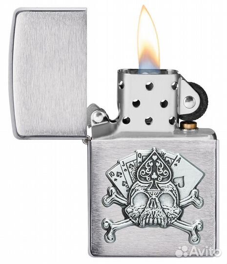 Zippo 49293 49536 Skull Emblem Design