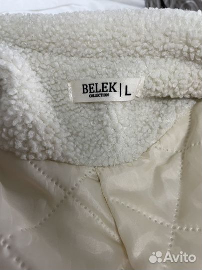 Шуба тедди белая