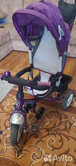 Трехколесный велосипед с родительской ручкой