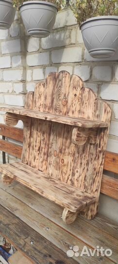 Полки настенные в стиле лофт