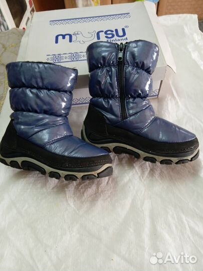 Сапоги зимние детские 25