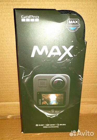 Новая Экшн-камера GoPro MAX 360 5.6K KIT +3 АКБ