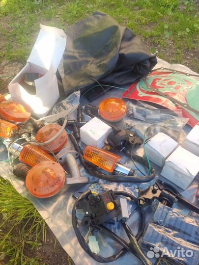 Новые запчасти к мопеду альфа, дельта