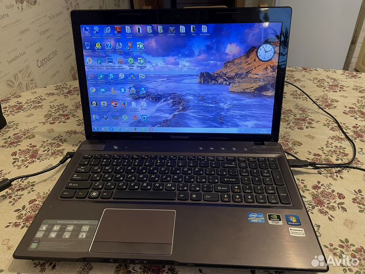 Lenovo ideapad Z570 I7 мощный игровой ноутбук