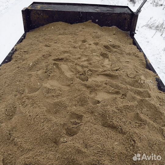 Песок строительный в наличии