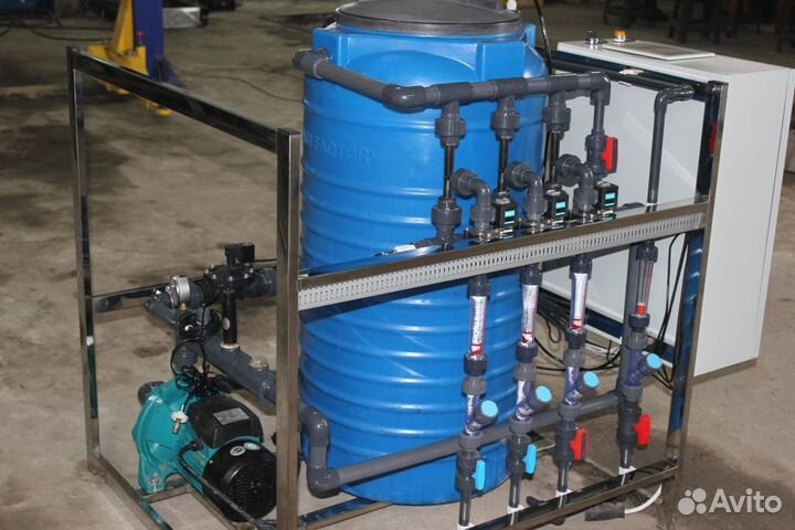 Растворный узел для полива