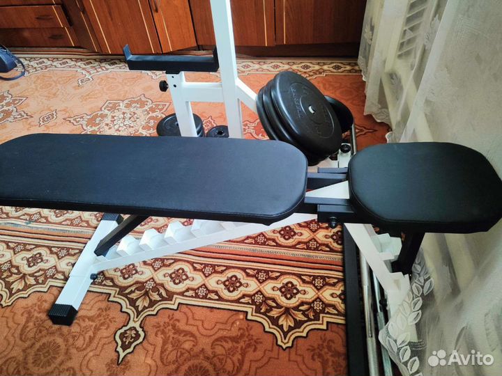 Штанга гриф блины скамья