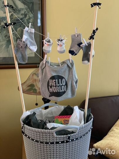 Торт из памперсов подгузников