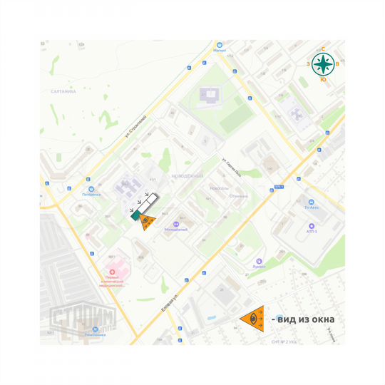 Квартира-студия, 26,2 м², 7/9 эт.