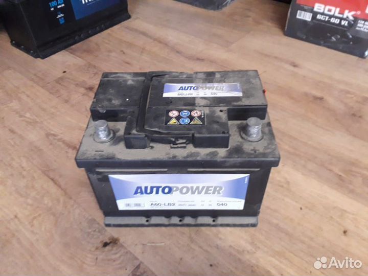 Аккумулятор Б/У 60 ампер низкий