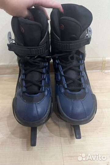 Коньки для мальчика раздвижные размер 36-40