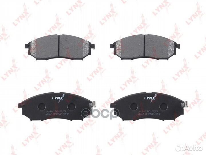 Колодки передние lynxauto BD-5725 BD-5725 lynxauto