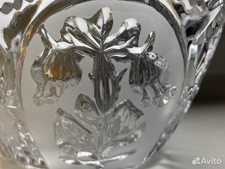 Конфетница хрусталь и соусник СССР