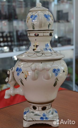 Самовар- сахарница. гжель