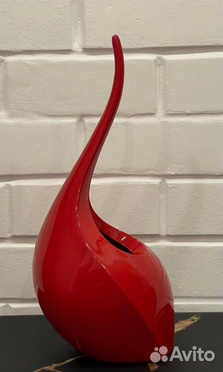 Интерьерная ваза, арт. 00003, цвет: Красный