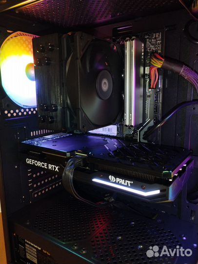 Новый Ryzen 5 7500f/ RTX 4070/ 32Gb/ 1Tb/ мониторы