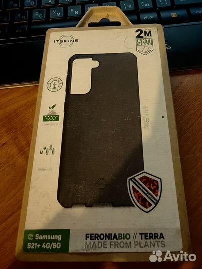 Чехол накладка itskins feronia BIO terra S21+, чёр