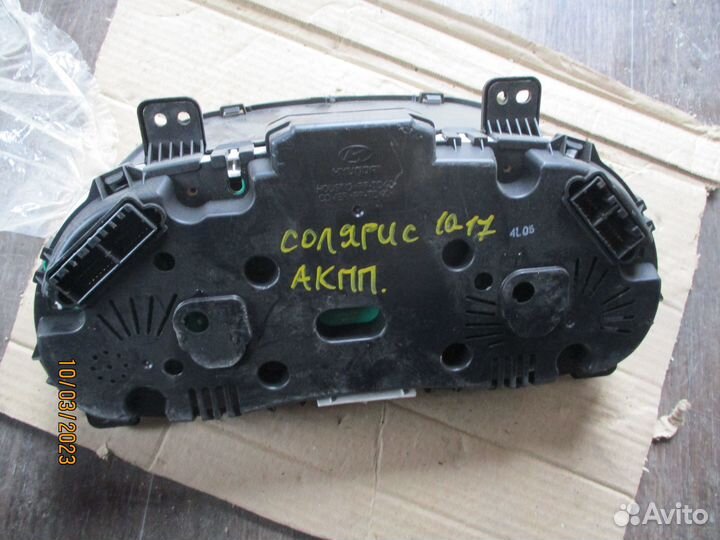 Панель приборов солярис 1 АКПП
