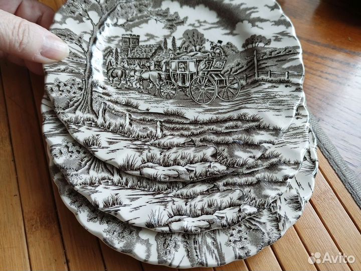 Комплект тарелок Англия Королевская Почта