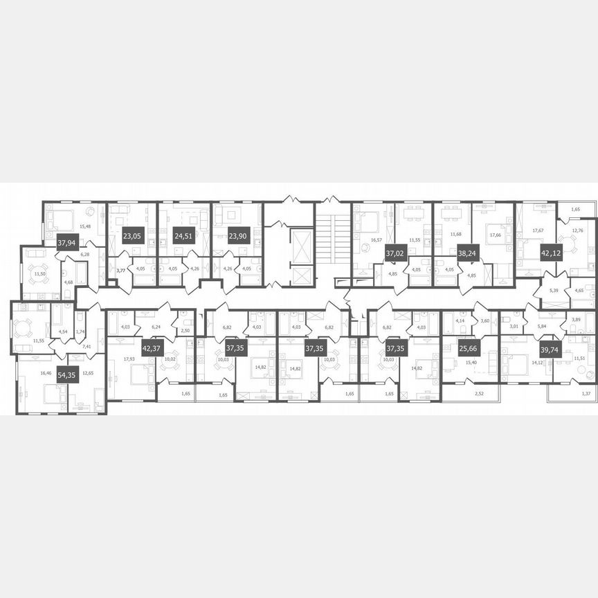 1-к. квартира, 39,7 м², 1/11 эт.
