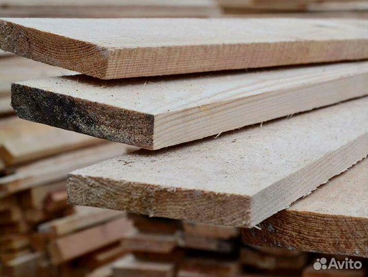 Доска обрезная естественной влажности с доставкой