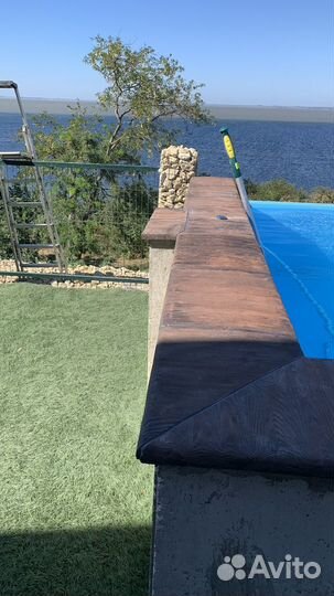 Копинговый камень для бассейна