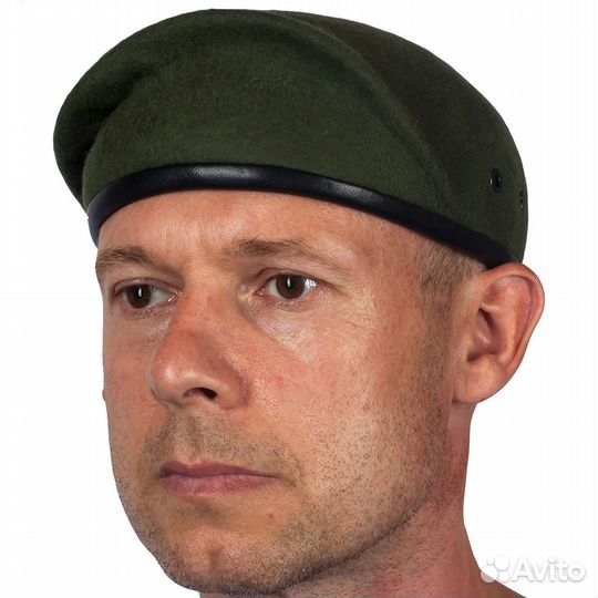 9605 Берет, фетр, оливковый