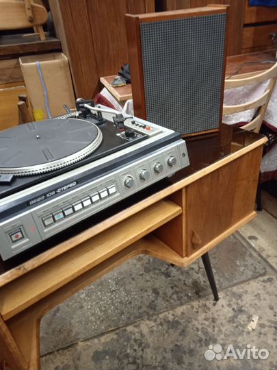 Тумба стол для тв, аудио, винтаж бронь