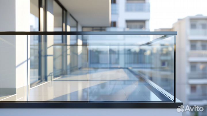 Стеклянные перила и ограждения