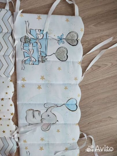 Бортики на кроватку