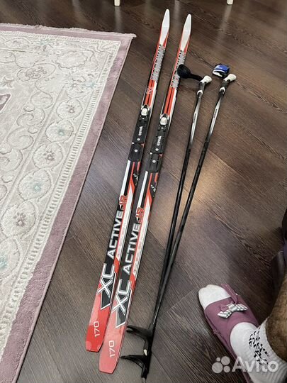 Беговые лыжи XC active JR