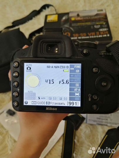 Зеркальный фотоаппарат nikon D3200