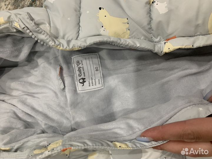 Комбинезон демисезонный baby go 80