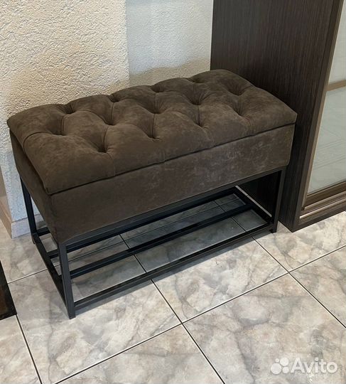 Банкетка в прихожую лофт