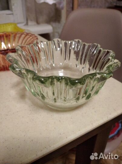 Конфетница стекло СССР, ваза