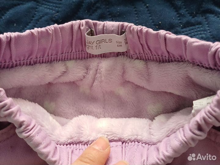 Джинсы с флисовым подкладом