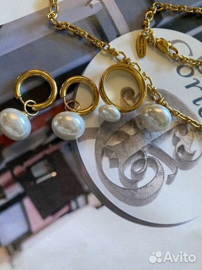 Серьги колье кольцо италия CarloCorlwone