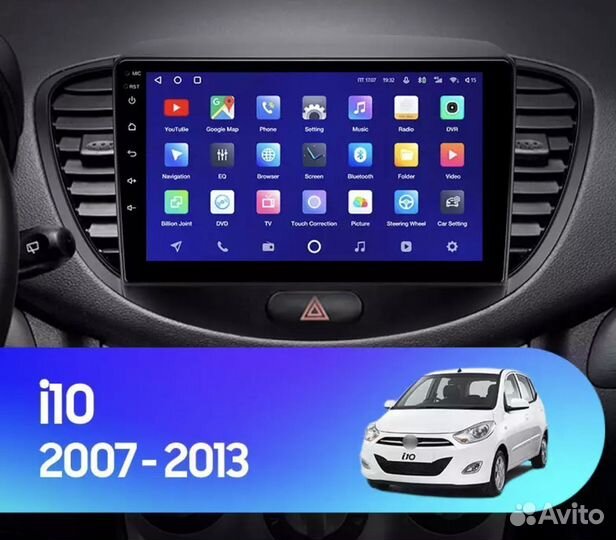 Штатная магнитола Hyundai i10 2007-2013 3-32