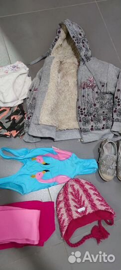 Отдам пакет вещей для девочки, 110-122