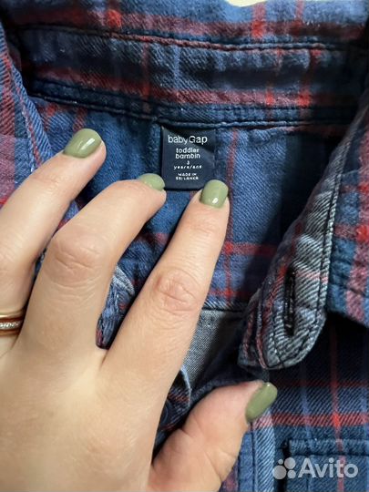 Рубашка GAP на мальчика 3года